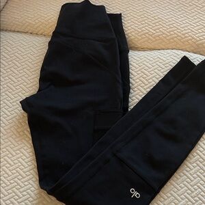 ALO Yoga Jet Black High-Waist Leggings